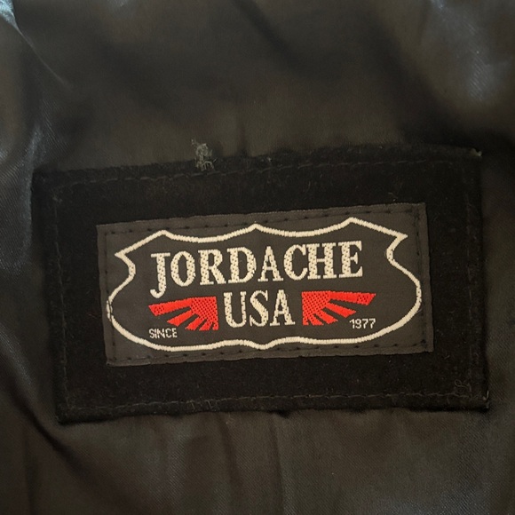 Jordache USA Black Women's Suede Jacket sz 6-8 Vintage - Picture 6 of 6